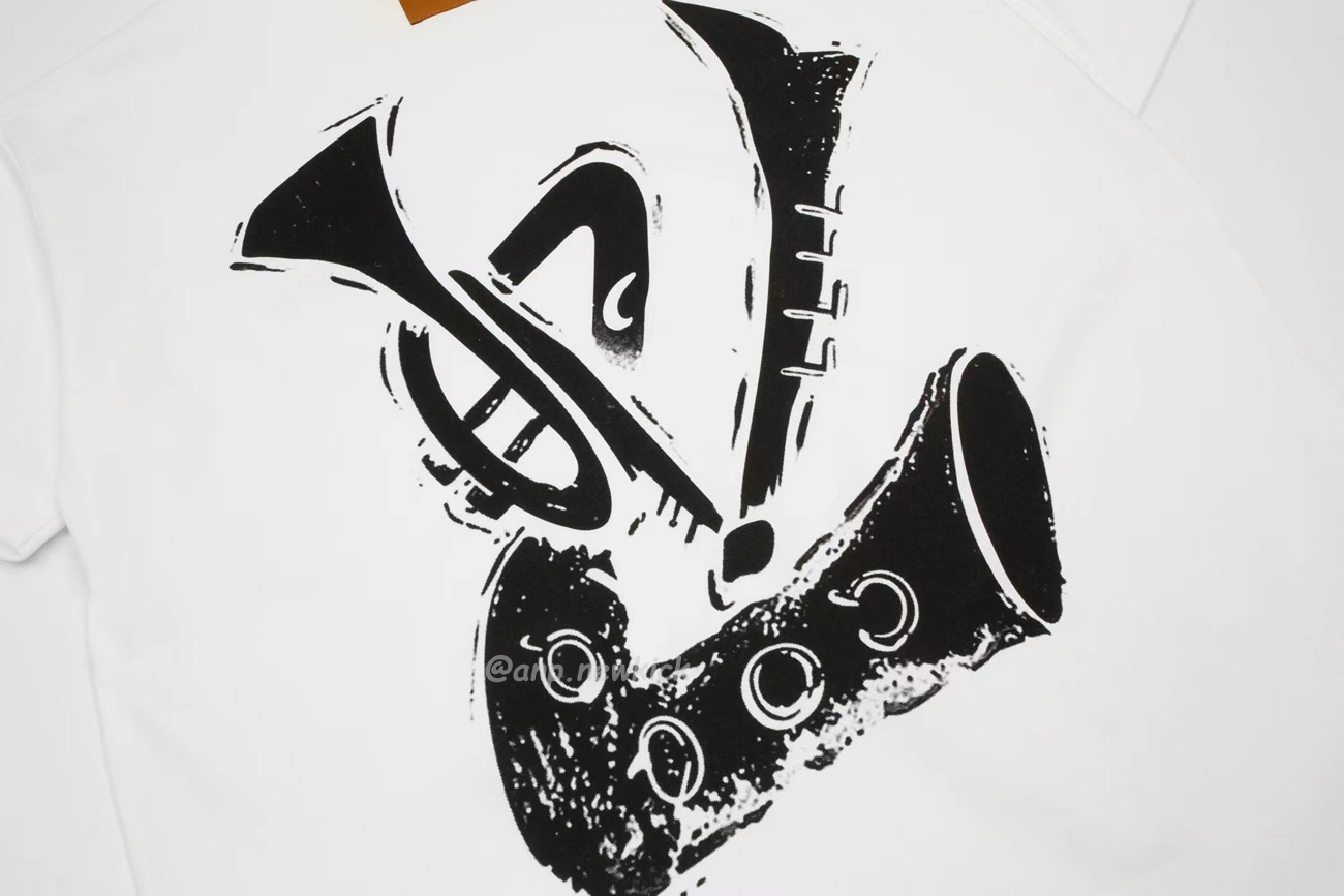 Louis Vuitton 23ss Instrument Short Sleeved T Shirt (3) - www.newkick.vip